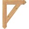 Ekena Millwork Traditional Arts & Crafts Smooth Bracket, Western Red Cedar, 3 1/2"W x 20"D x 24"H BKT04X20X24TRA03SWR - alternate 4